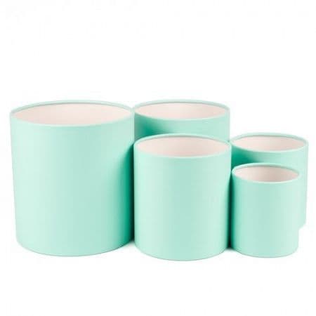 Шляпная коробка XXS (10 х 10 см) мини мини, нефритовый Шляпная коробка XXS (10 х 10 см) мини мини, нефритовый