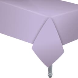 Скатерть "Делюкс" Макаронс Сиреневая 2,74*1,37 м / 1 шт. /