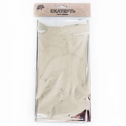 Скатерть п/э фольга серебрянная 1,3*1,8м