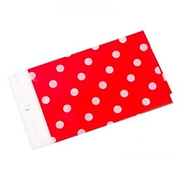 Скатерть п/э Красные точки 180*120см