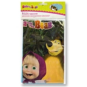 Скатерть п/э Маша и Медведь 1,2м*1,8м Скатерть п/э Маша и Медведь 1,2м*1,8м