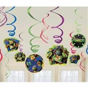 Спираль Черепашки-Ниндзя 46-60см/12шт