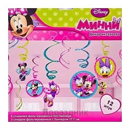 Спираль Disney Минни Маус 46-60см/12шт