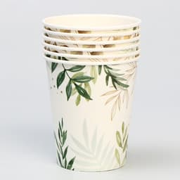 Стакан бумажный "Природа", 250 мл,набор 6 шт