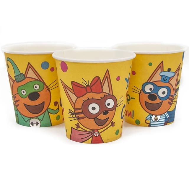 Стакан Три кота, супер герои/6шт Стакан Три кота, супер герои/6шт