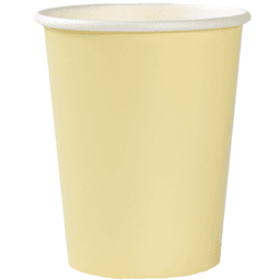 Стаканы Пастель желтый 250 мл/6шт