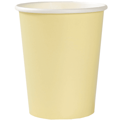 Стаканы Пастель желтый 250 мл/6шт Стаканы Пастель желтый 250 мл/6шт