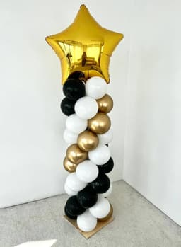 Стойка из шаров с воздухом «Звезда»