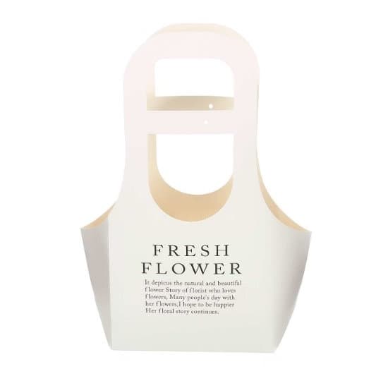 Сумочка картонная "FRESH" 32*10*40см, белый Сумочка картонная "FRESH" 32*10*40см, белый