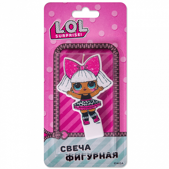 Свеча фигурная для торта LOL