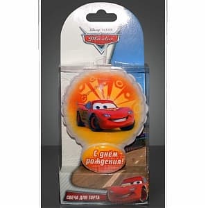 Свеча тортовая воздушный шарик Тачки 1