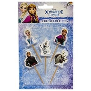 Свечи д/торта на пиках Dis Хол Сердце 5шт/А Свечи д/торта на пиках Dis Хол Сердце 5шт/А