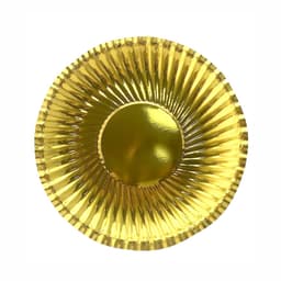 Тарелки фактурные 18 см Золотые / набор 6 шт. /