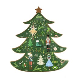 Тарелки формовые 18 см "Елочка" / набор 6 шт. /