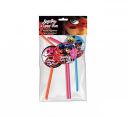 Трубочка д/кокт Леди Баг/ 6шт