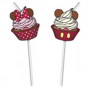 Трубочка для коктейля Минни Кафе /6шт Трубочка для коктейля Минни Кафе /6шт