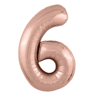 Цифры 100 см розовое золото 6/9 Цифры 100 см розовое золото 6/9