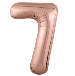 Цифры 100 см розовое золото 7