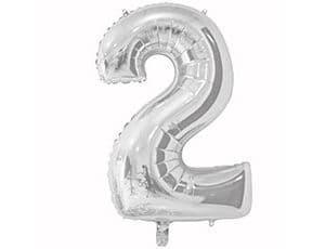 Цифры 65 см серебро 2 Цифры 65 см серебро 2