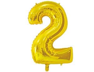 Цифры 65 см золото 2 Цифры 65 см золото 2