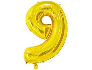 Цифры 65 см золото 9 Цифры 65 см золото 9