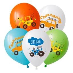 V 12 / 30 см СДР Забавные машинки, Ассорти Пастель