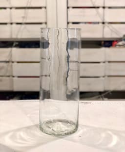 Вазон стеклянный 30*12