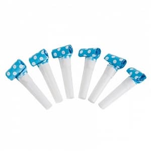 Язычки Голубые точки/6шт