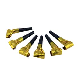 Язычки-гудки Золотые 6шт