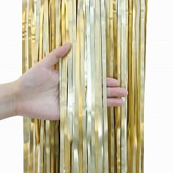 Занавес Дождик Античное золото, Матовый металл, 100*200 см