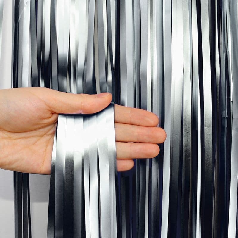 Занавес матовый "Дождик" Черный 3 м*1 м / 1 шт. /