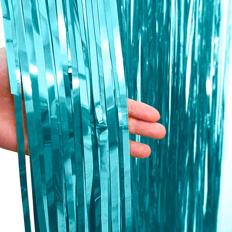 Занавес матовый Дождик Морская волна