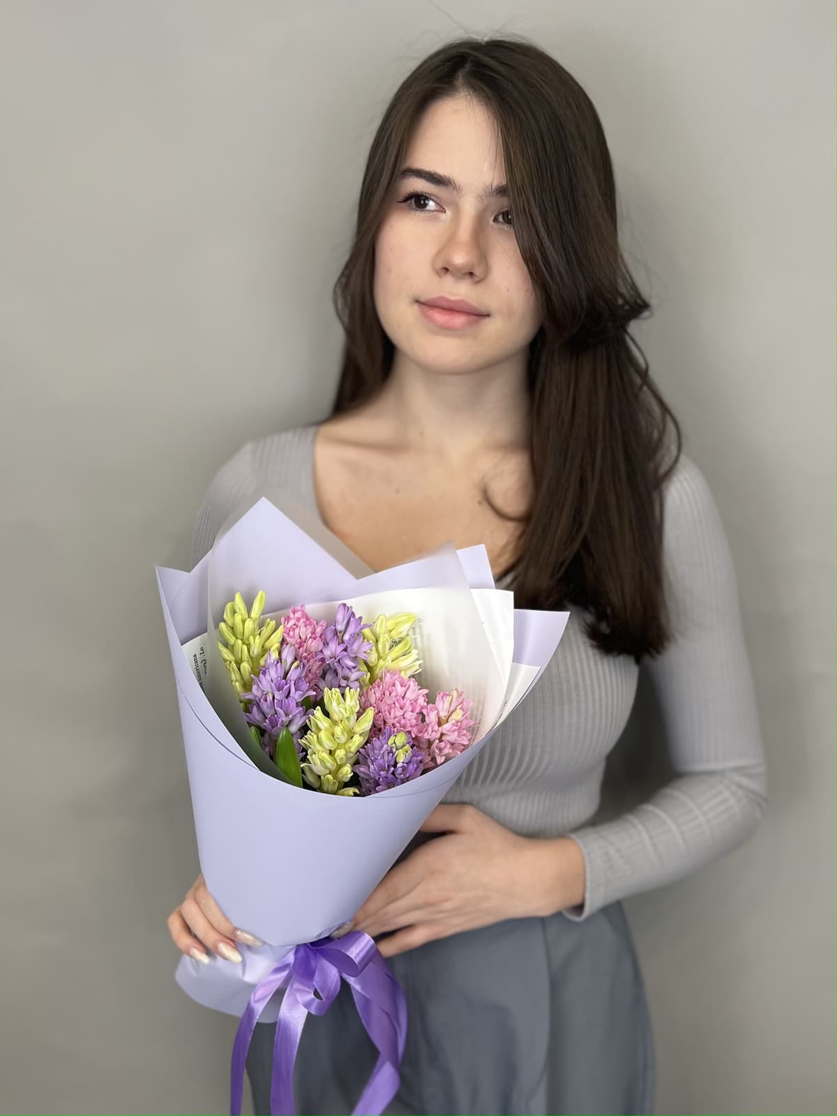 Букет из гиацинтов "Нежность" (9)