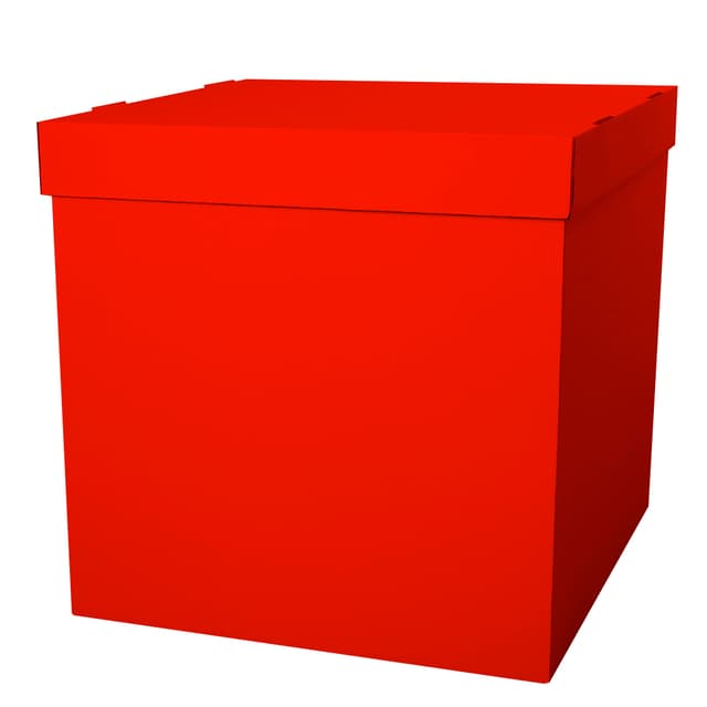 Коробка 70*70*70 см для сюрприза красная Коробка 70*70*70 см для сюрприза красная