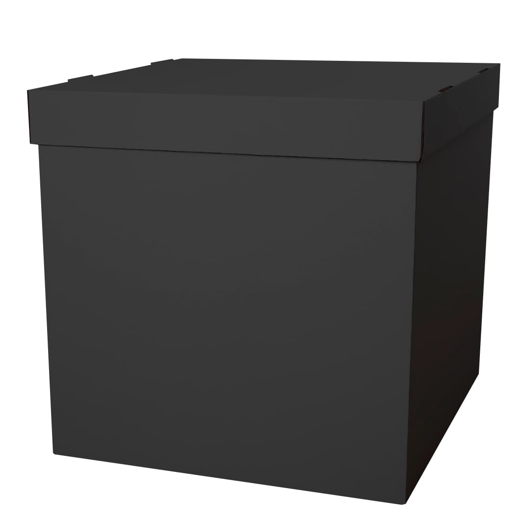 Коробка для шаров черная 60*60*60см