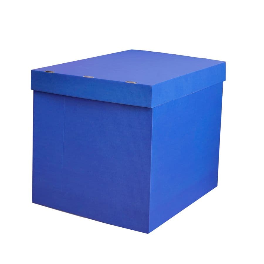 Коробка для шаров синяя 60*60*h60см