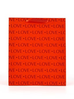 Пакет подарочный, упаковка, Love, частичный лак, ML 23 х 27 х 11.5 см