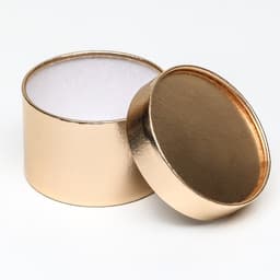 Подарочная коробка завальцованные, золотой, 14×9 см