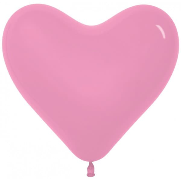S Сердце 12" Розовый /Pink/