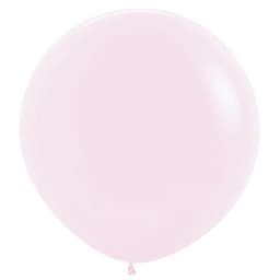 S Шар пастель макарунс нежно-розовый 24" / 60 см