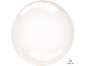 Шар (18"/45 см) Сфера 3D Deco Bubble/баблс оранжевый