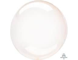 Шар (18"/45 см) Сфера 3D Deco Bubble/баблс оранжевый