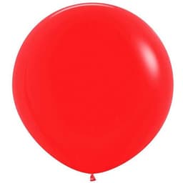 Шар Пастель Красный 24" / 60 см джимар